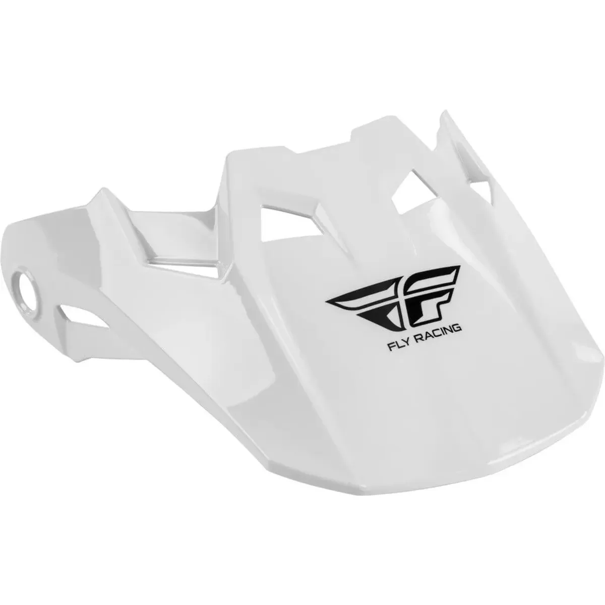 FLY Racing Formula Helmet Visor Gloss White Adult Medium - Large